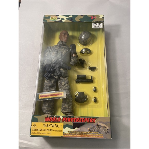 World Peacekeepers Other - Power Team Elite World Peacekeepers 12" Airborne Infantryman  AA Figure New